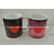 Part Color Change Mug Sublimation Mugs Wholesale, Ceramic Heat Sensitive Coffee Mugs